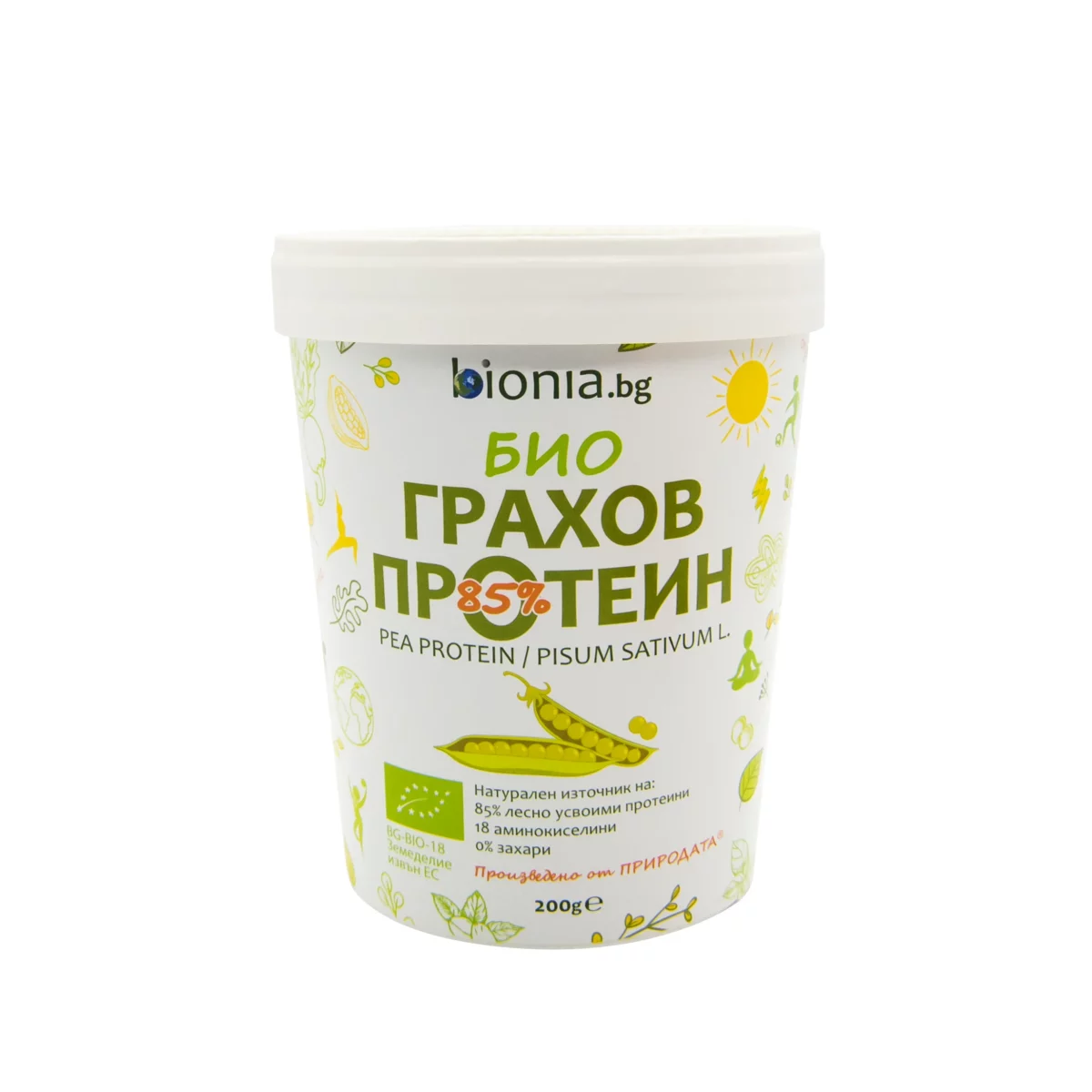 БИО Грахов протеин - ℮ 200 g - Image 3