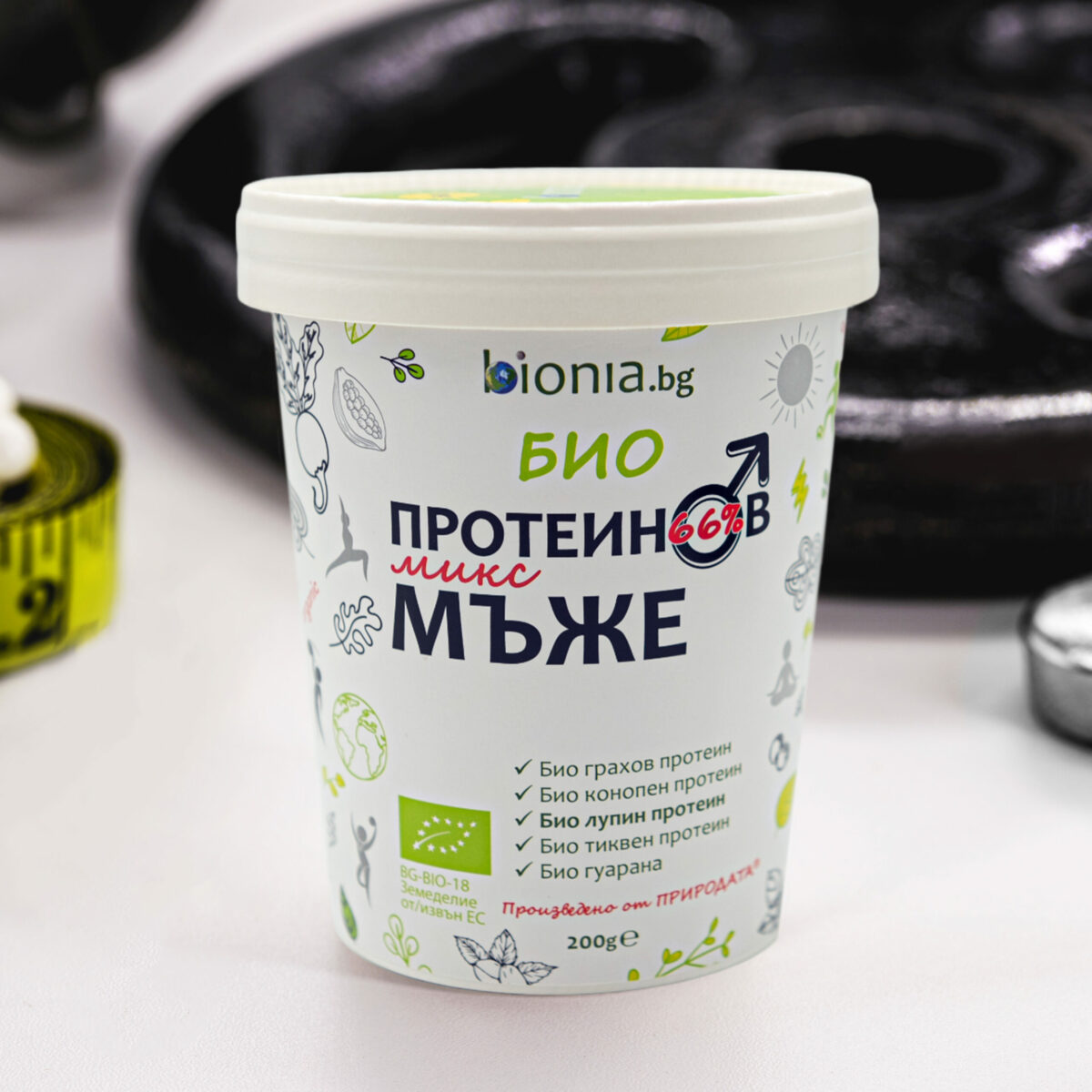 Био ПРОТЕИНОВ микс МЪЖЕ - ℮ 200 g - Image 5